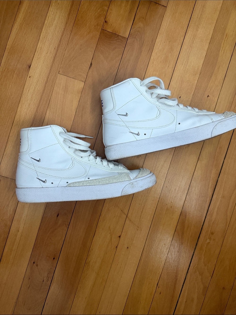 Nike White High-Top Sneakers